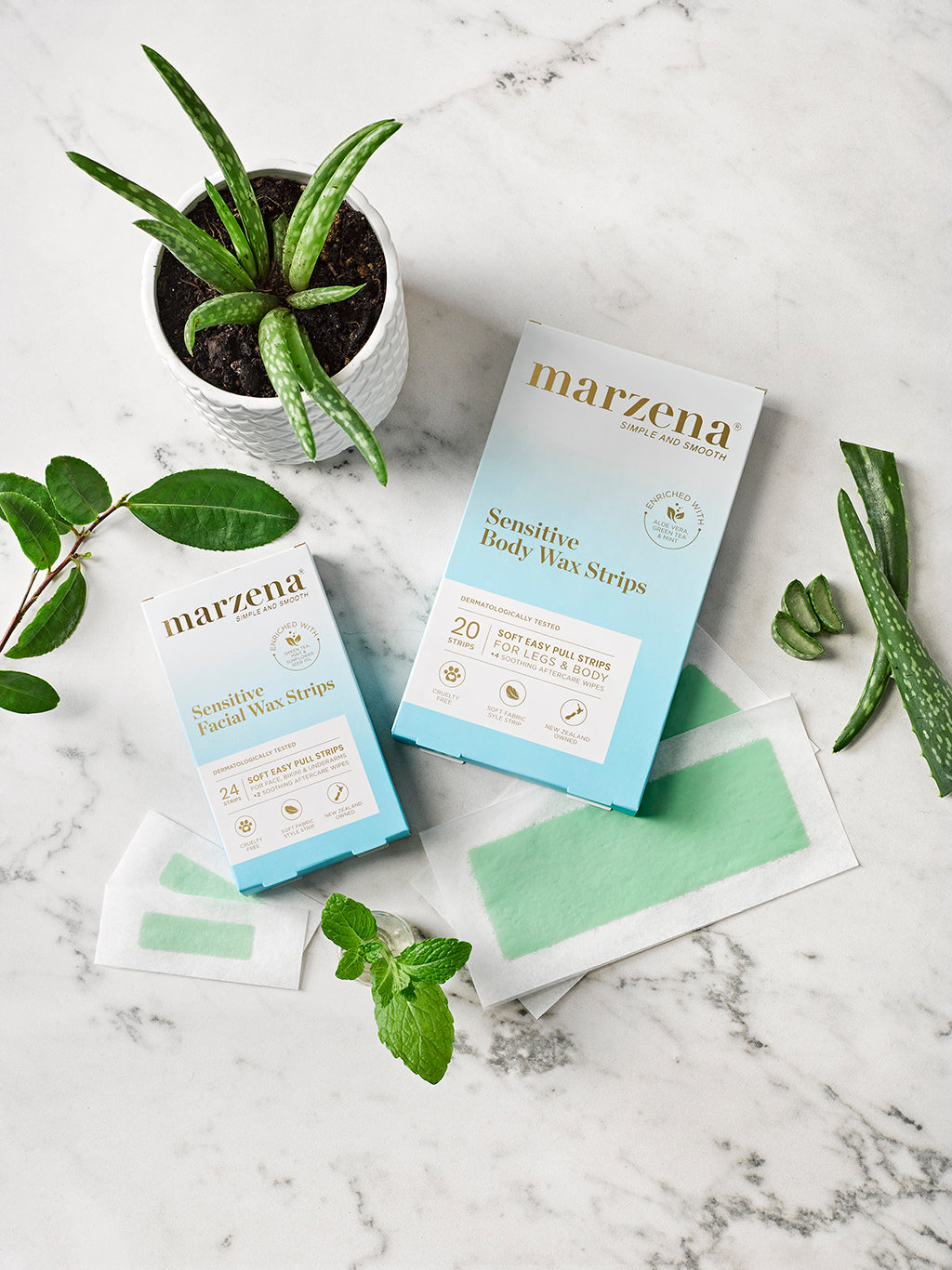 Hair Removal for Sensitive Skin Facial Wax Strips